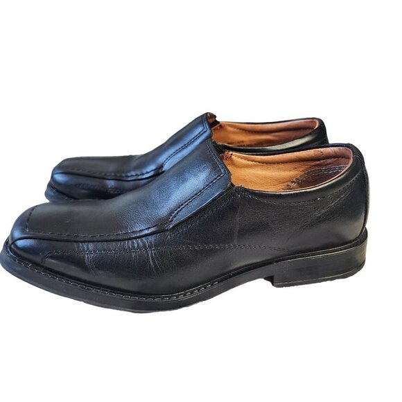 LEFT & RIGHT Leather Adelchi Dress Shoe Black Youth Boy's Size 6 - Picture 4 of 13